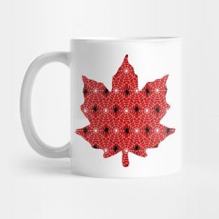 Spider Web Leaf Mug